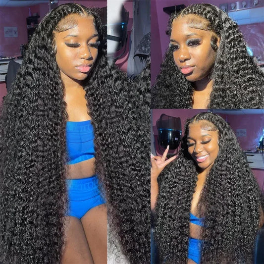 250% Wave Curly 13x4 Lace Front