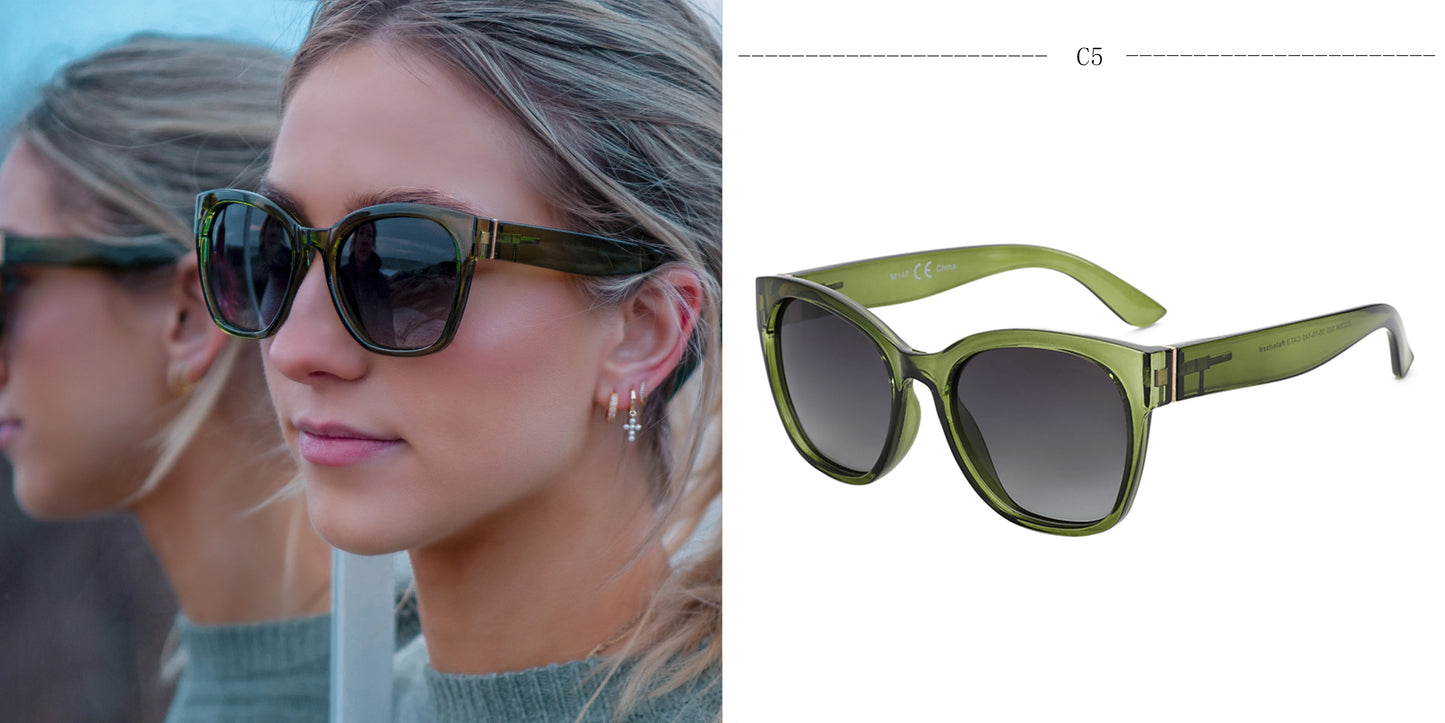Polarized UV400 Cat Eye Sunglasses
