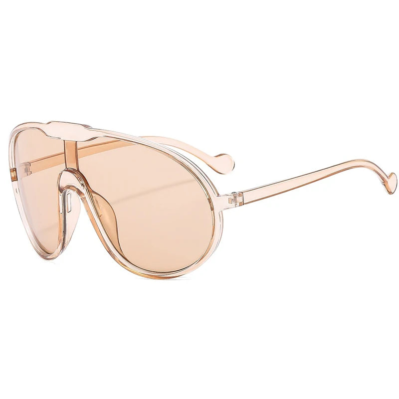 Trendy Oversized Pilot Sunglasses