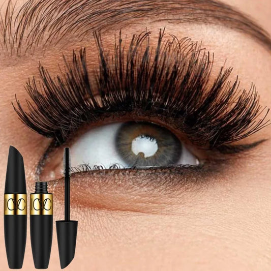 Fiber Mascara Thick Curly, Waterproof and Sweat-proof, Long-lasting