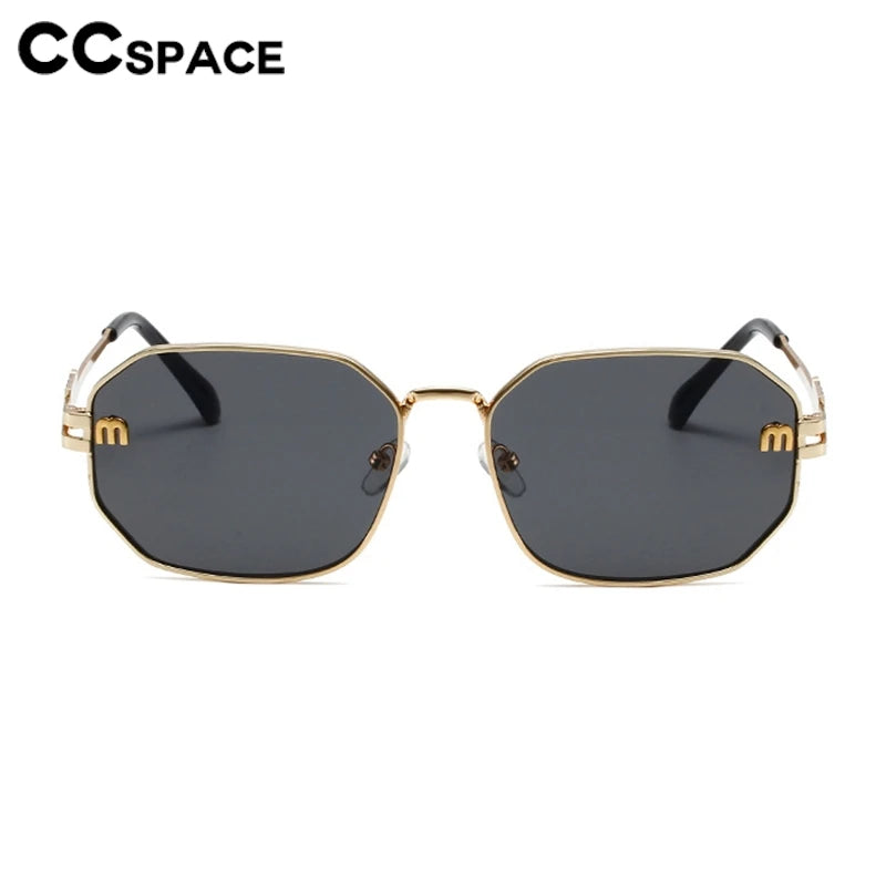 Polygon Retro Metal Punk Sun Glasses