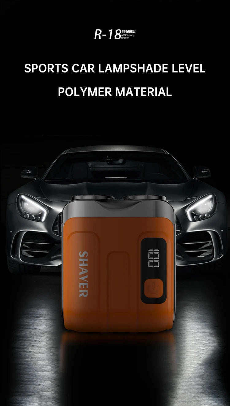 Digital Display Dual Blade Rechargeable Shaver