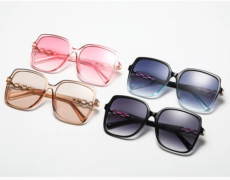 Square Trendy Gradient Outdoor Shades
