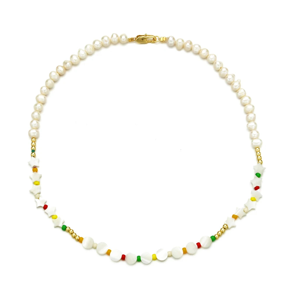 Boho Streetwear Luxury Pearl Necklace