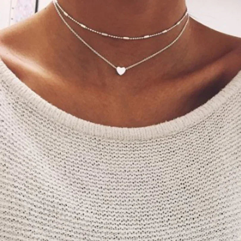 Hot Selling Water Droplet Layered Necklace