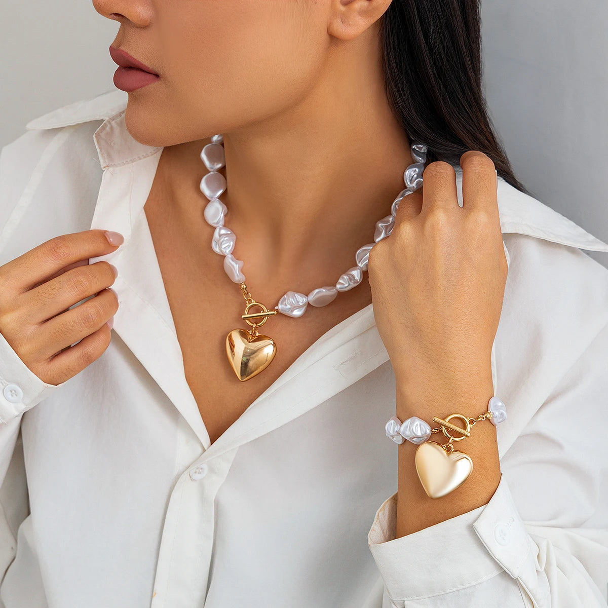 Pearl Love Heart Pendant