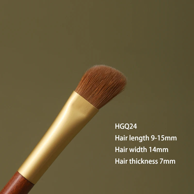 Professional Handmade Eye Shadow Brush African Rosewood