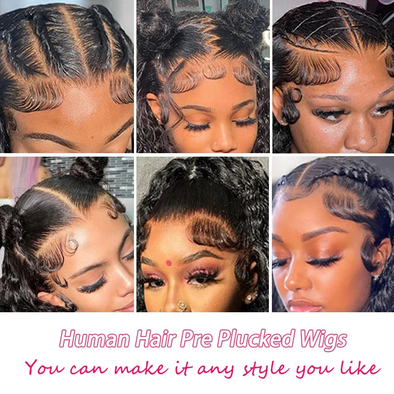 Water Wave 13x6 Lace Front Wigs Human Hair