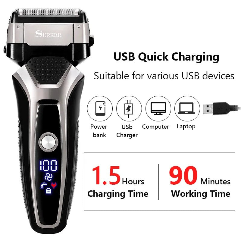 Rechargeable 3D Shaver