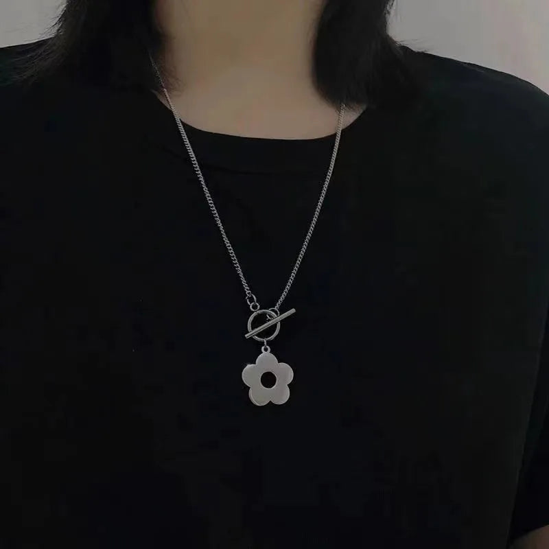 Shiny Butterfly Exquisite Double Layer Necklace
