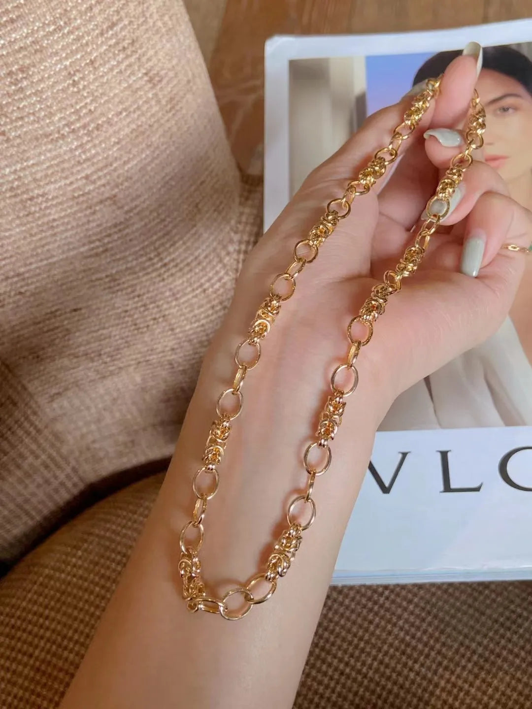18k Original AU750 Gold Luxury Quality Jewelry