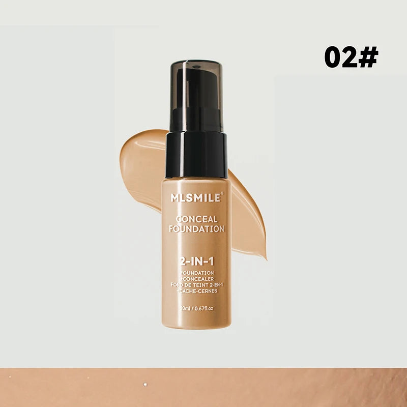 Matte Liquid Foundation Oil Control Concealer BB Cream Waterproof