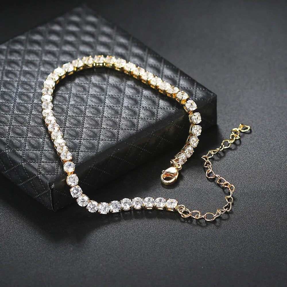 Zircon Luxury Iced Out Crystal Gold