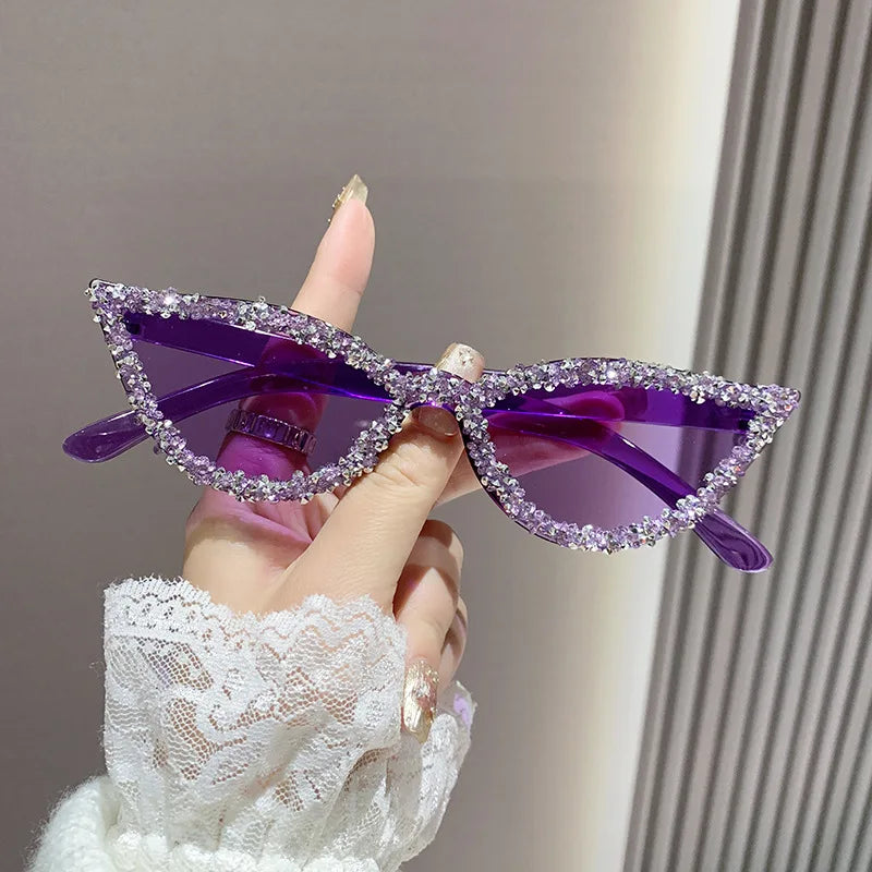 Diamond Cat Eye Trendy Sunglasses
