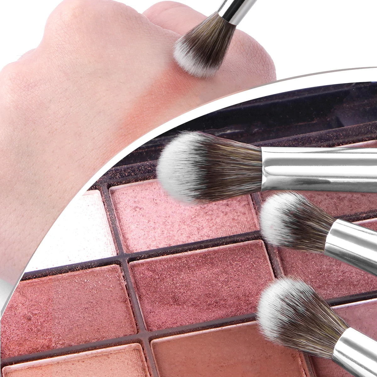 5PCS Concealer, Eyeshadow Soft Bristles Shader Brush