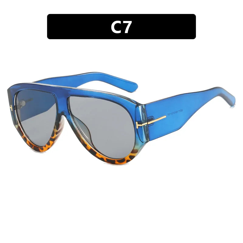 Oval Shape Trendy Street Shoot Shades - UV400