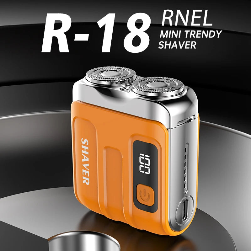 Digital Display Dual Blade Rechargeable Shaver