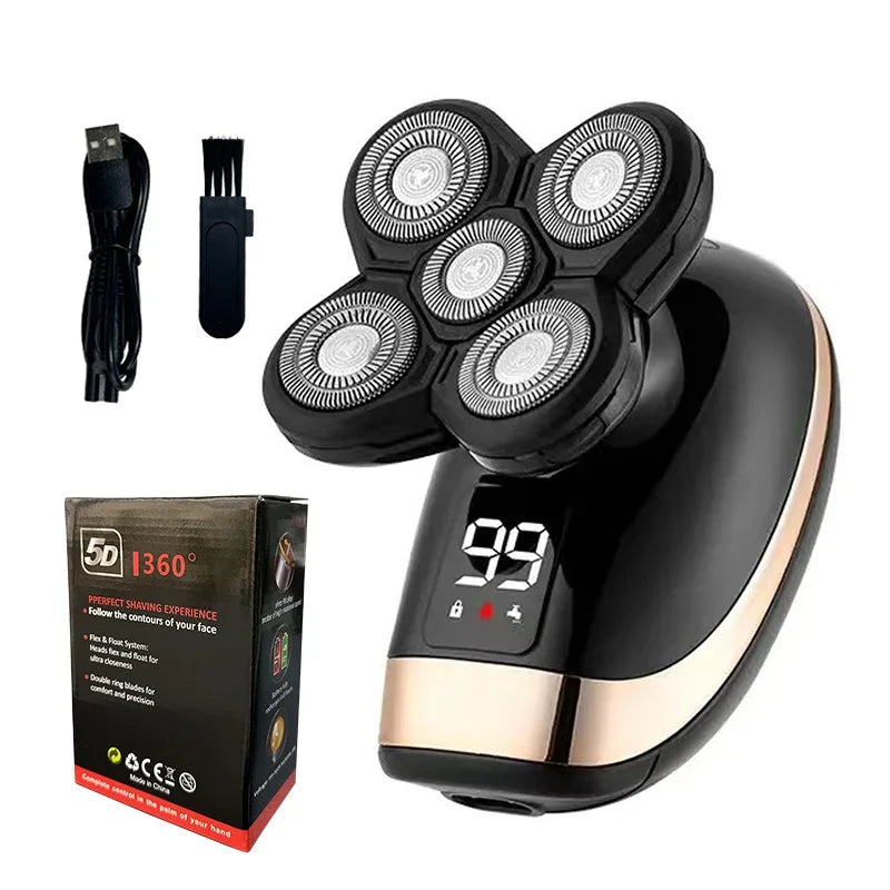 5 IN 1 Electric Rechargeable Waterproof Shaver