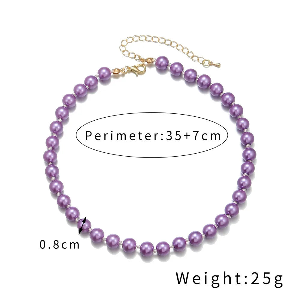 Pearl Beards Choker Necklace