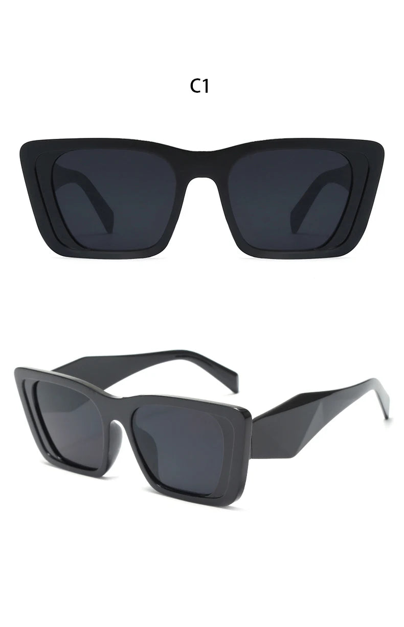 Square Retro Designer Vintage Shades