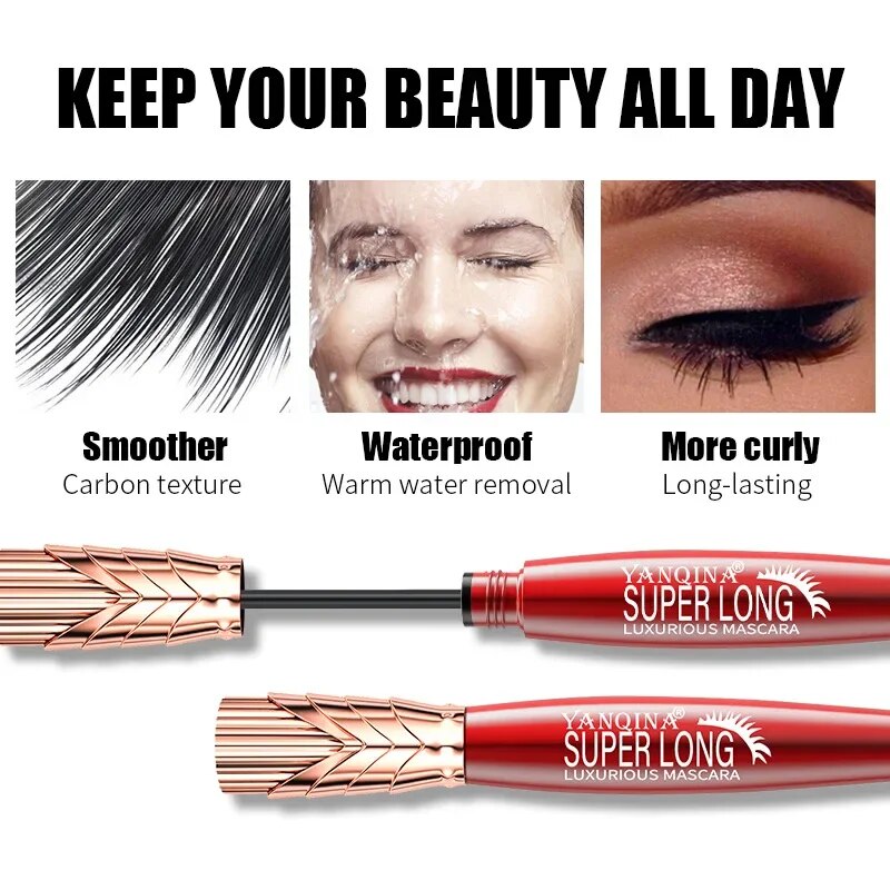 24h Lengthening Thick Curly Waterproof Mascara