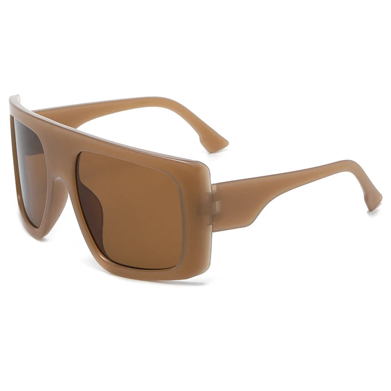 Oversized Punk Cycling Square Sunglasses
