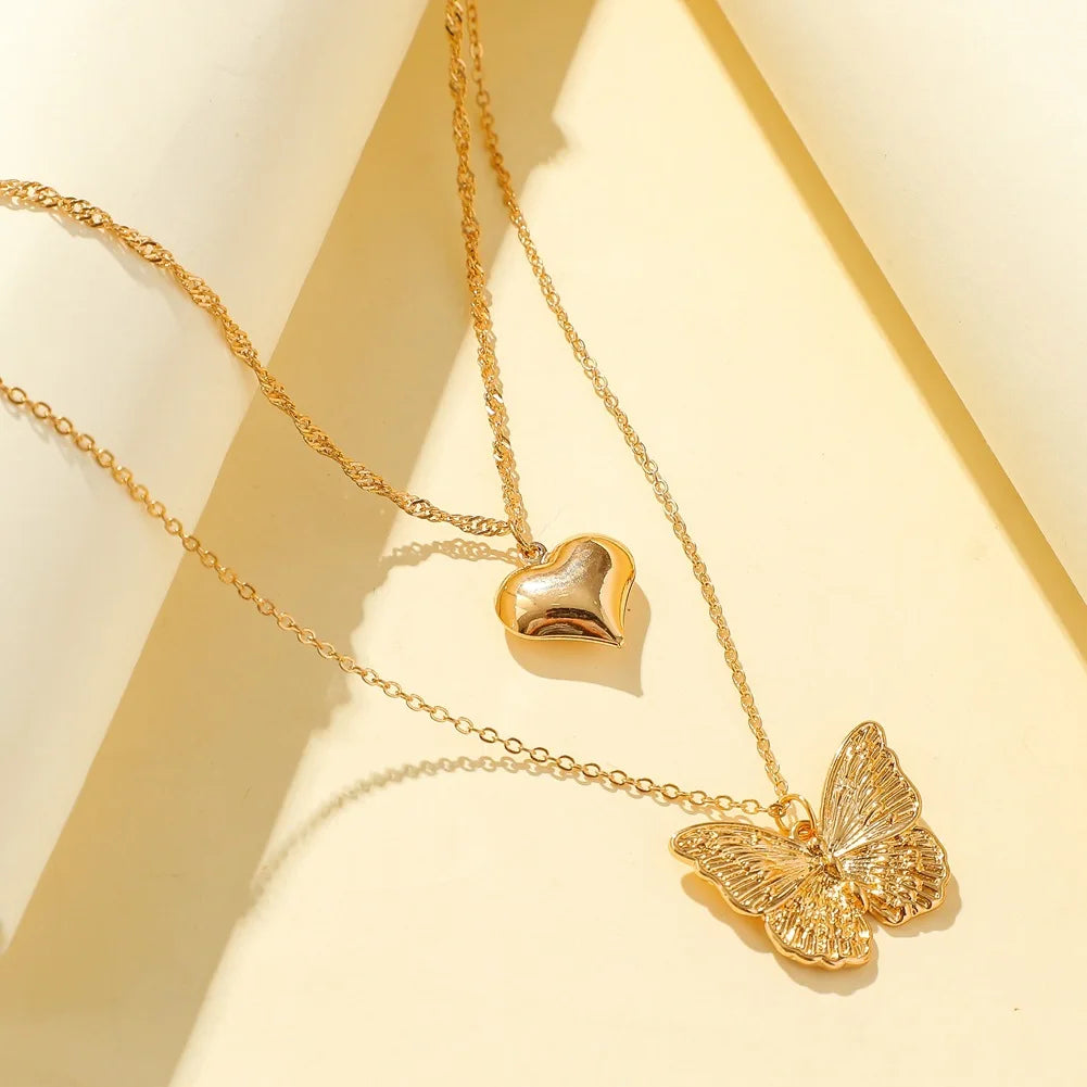 Butterfly Aesthetic Charms  Ncklace