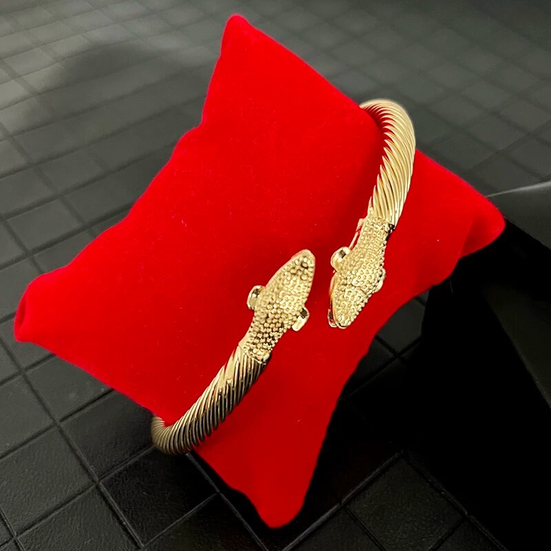 Open Foot Gold Plated Arabic Bridal Gifts Jewelry