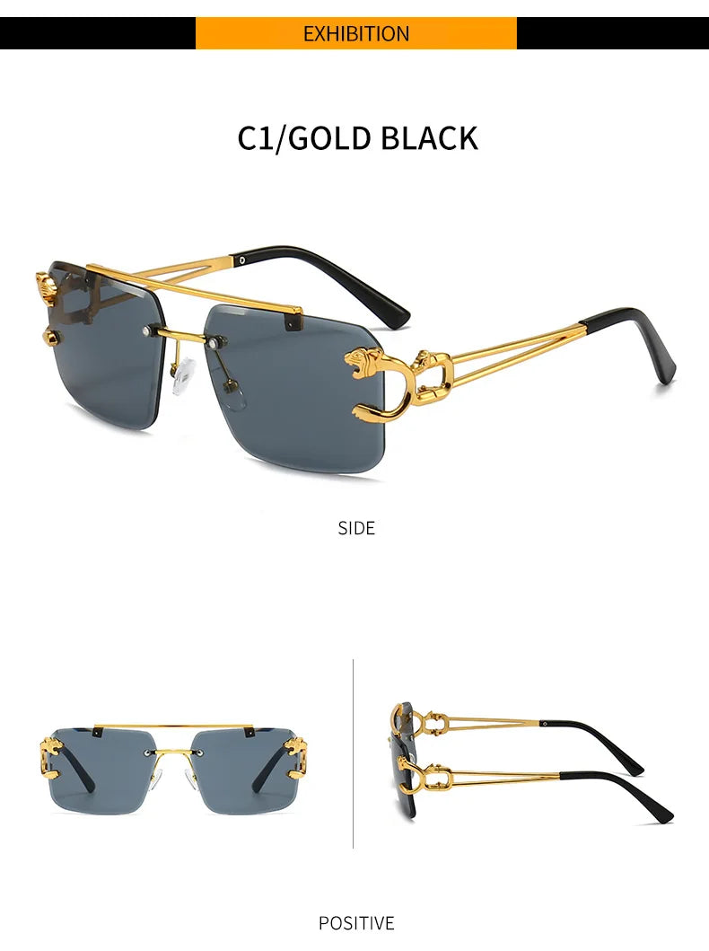 Double Bridge Gradient UV400 Sunglasses