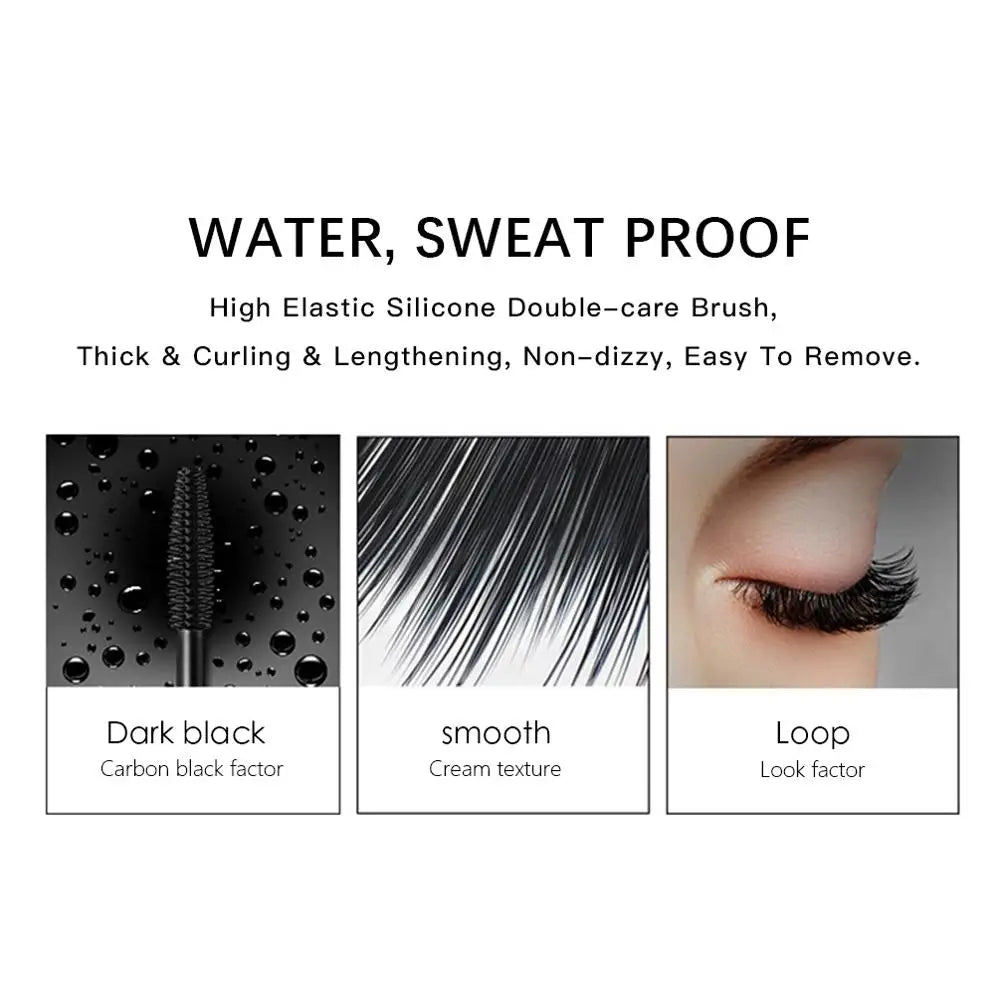 4D Silk Fiber Eyelash Mascara Waterproof | Thick Lift Lengthening