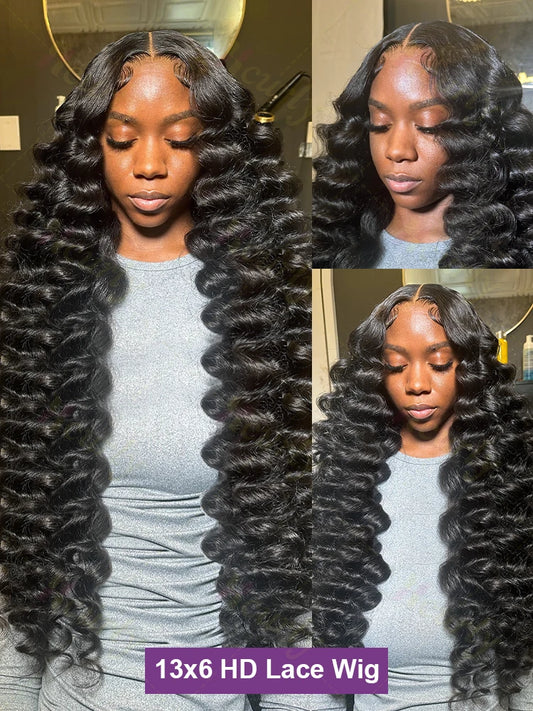 Preplucked Curly 13x7 Transparent Lace