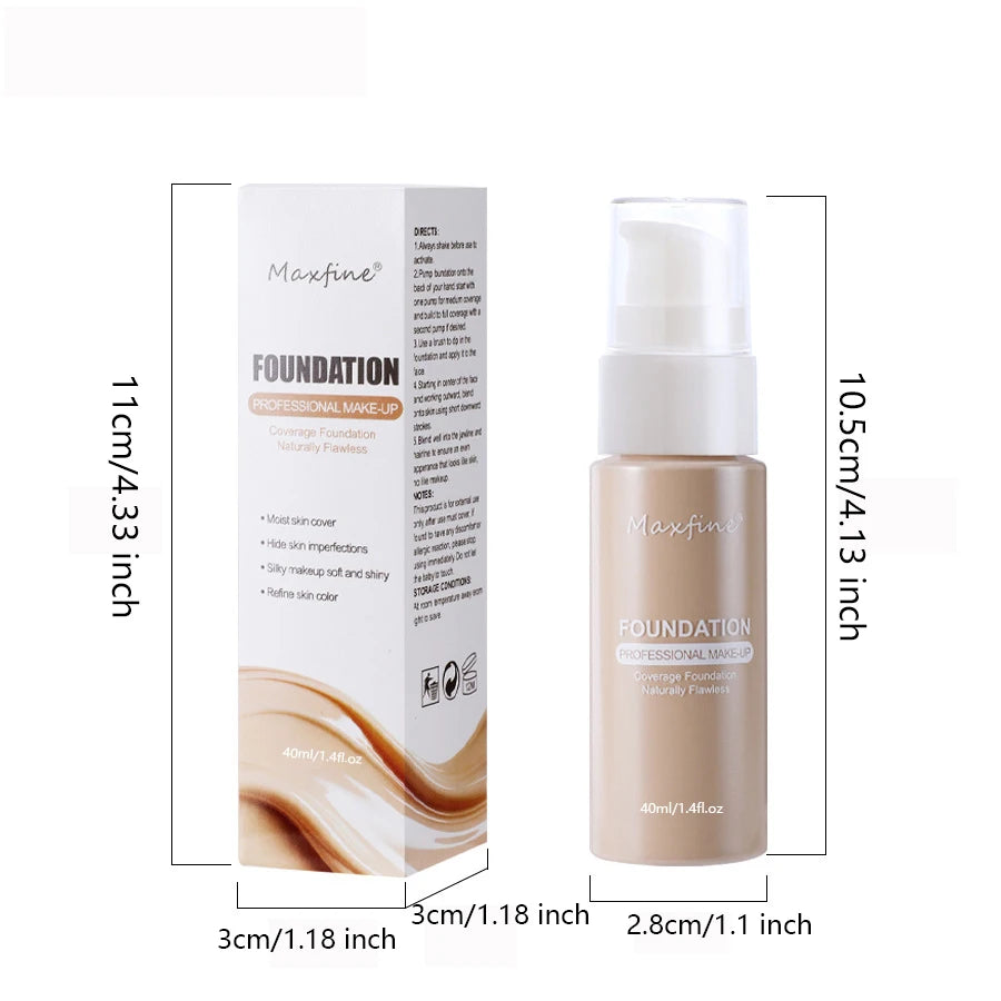 Liquid Foundation Effective | Concealer Waterproof Sweat-resistant