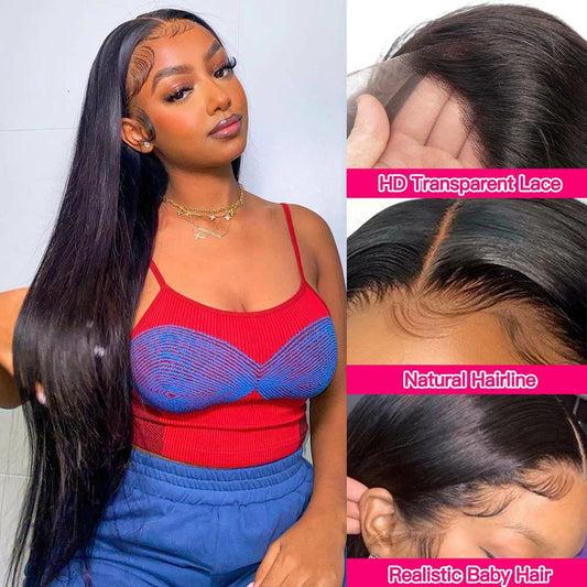 Brazilian 13x4 HD Transparent  3| 4X4 Lace Closure Wig