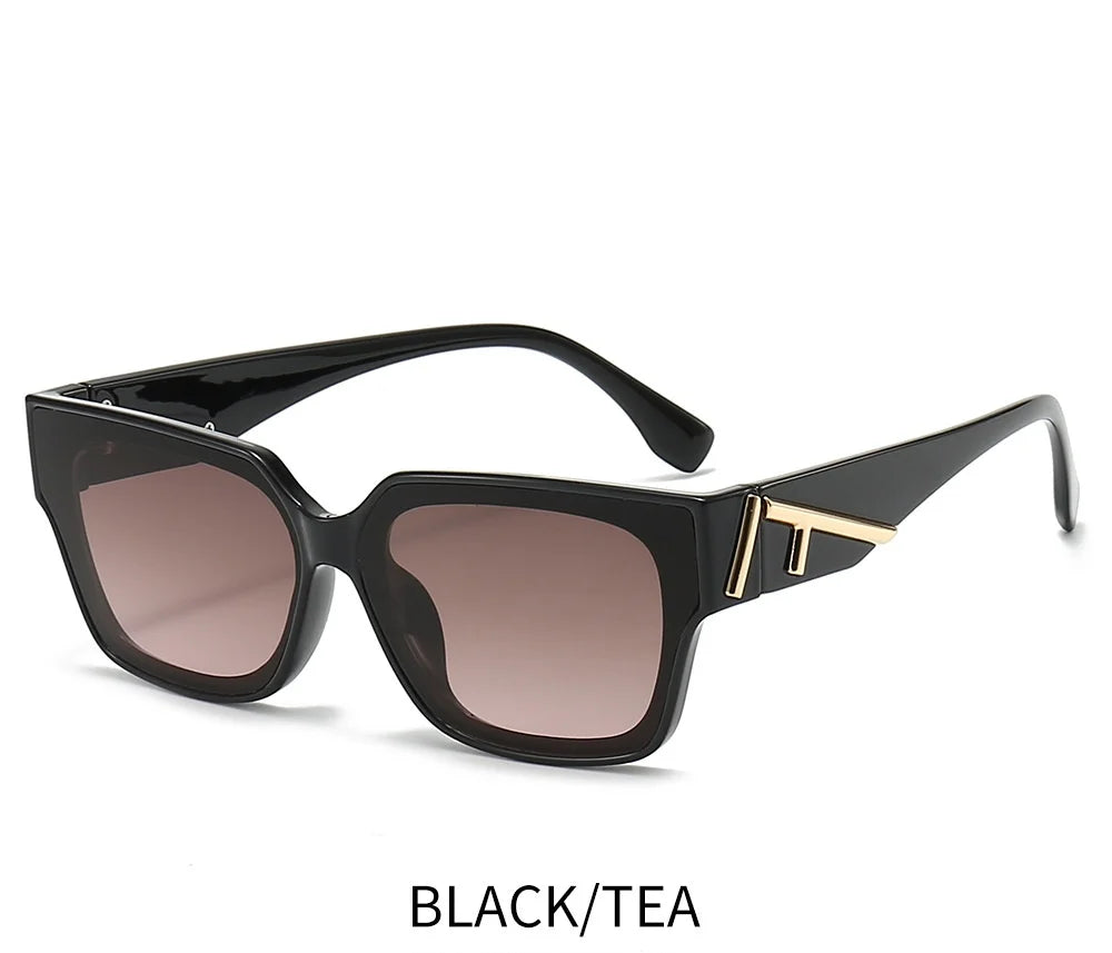 Unisex  Square frame colored sunglasses