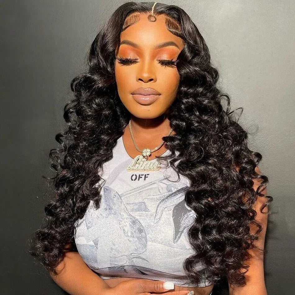 13x6 Loose Lace Front Human Hair Wigs | 250% Transparent 30, 40 Inch