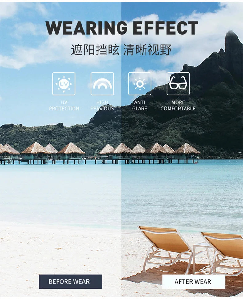 UV400 Square Sunglasses Eyewear