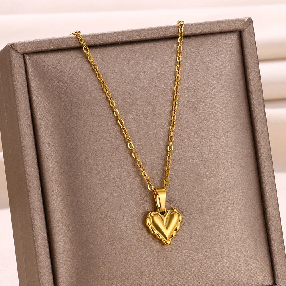 Love Heart Pendant Necklaces