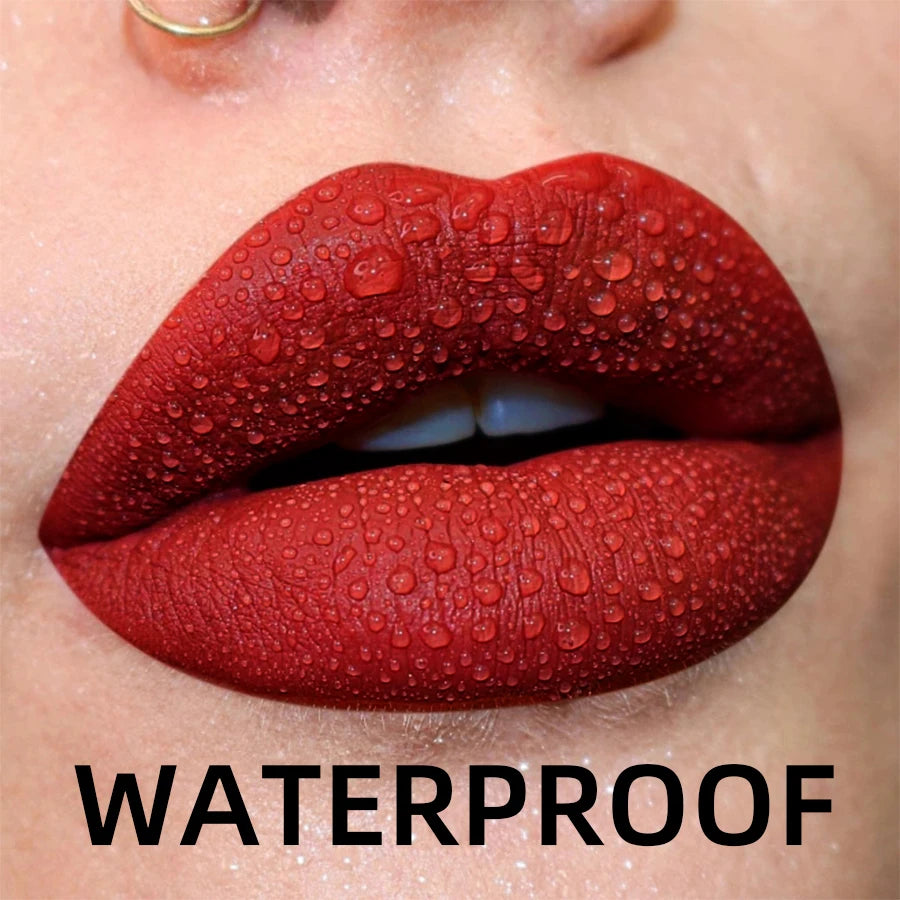 19 colors Matte Velvet Nude  Waterproof Liquid Lipstick