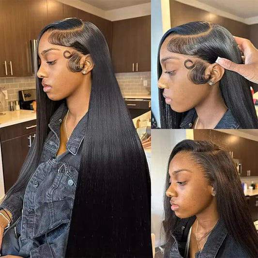 100% Malaysia | 13x6 Bone Straight |13x4 Lace Frontal Wig