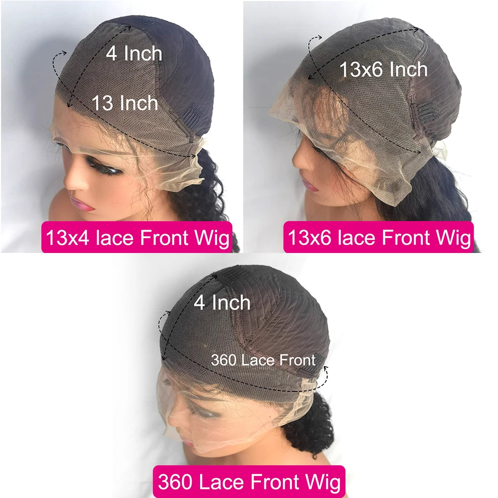 Body Wave 13x4 13x6 360 Hd Transparent Lace Front Wigs Human