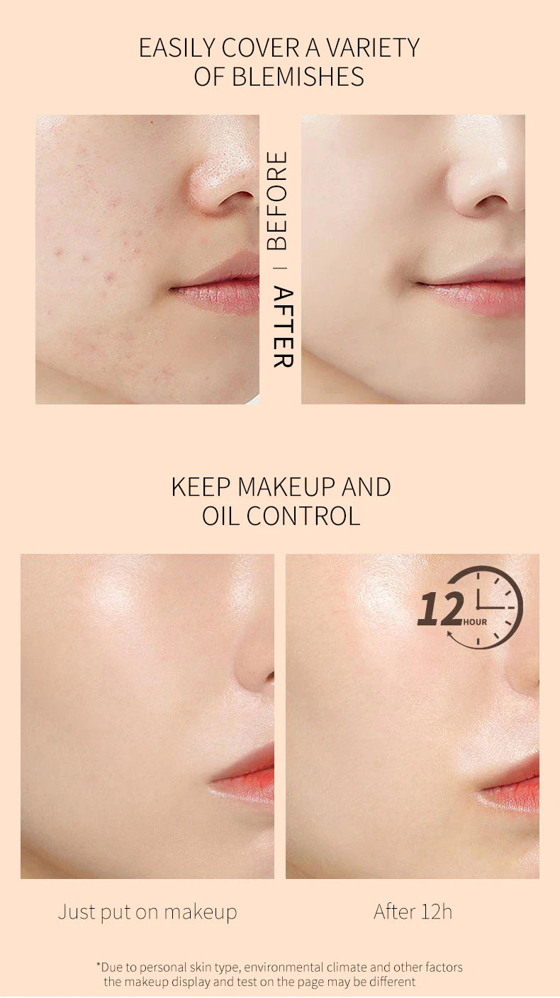 Liquid Foundation Cream Waterproof Oil-control