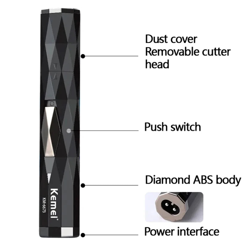 2in1 rechargeable nose hair trimmer | beard trimer | eyebrow trimmer