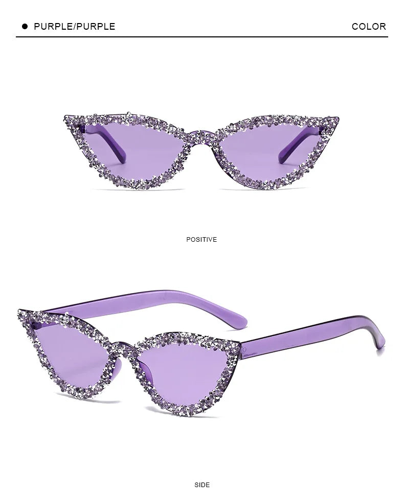 Diamond Cat Eye Trendy Sunglasses