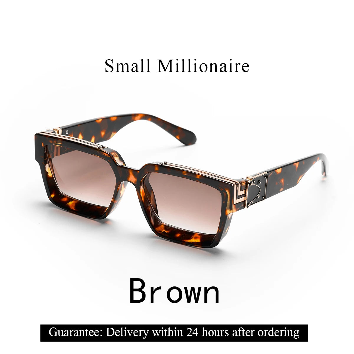 Square Millionaire Shades Luxury Sunglasses