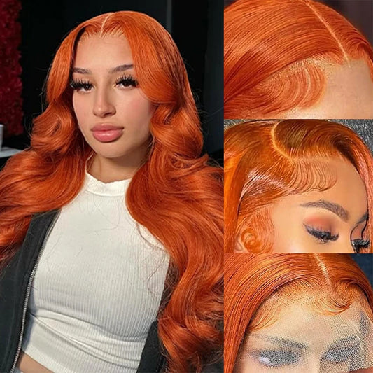 Ginger Orange 13x6 Lace Front