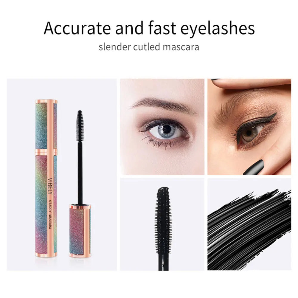 4D Slim, Thick, Curled, Waterproof, Long lasting, Non Staying Mascara