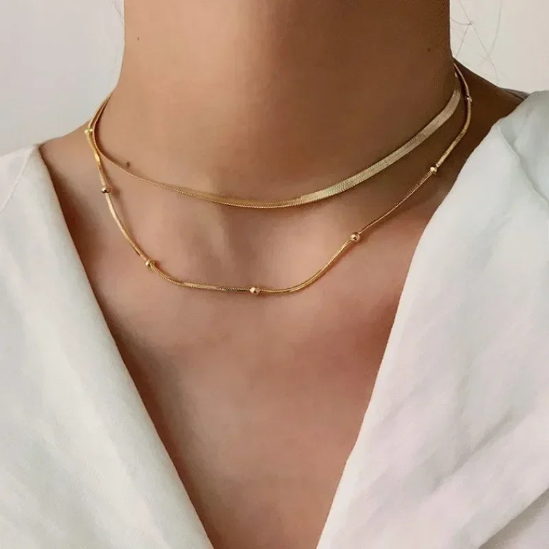 Hot Selling Water Droplet Layered Necklace