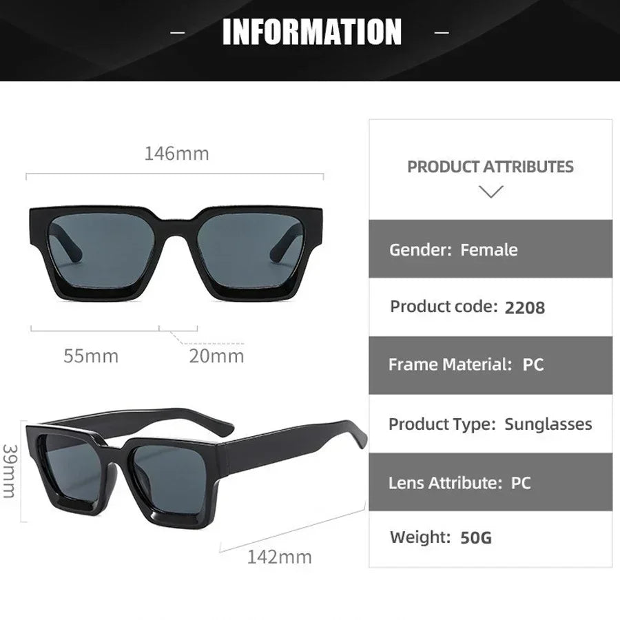 Classic Square Luxury Shades UV40
