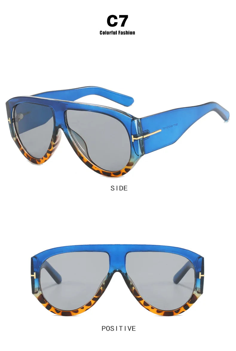 Oval Shape Trendy Street Shoot Shades - UV400