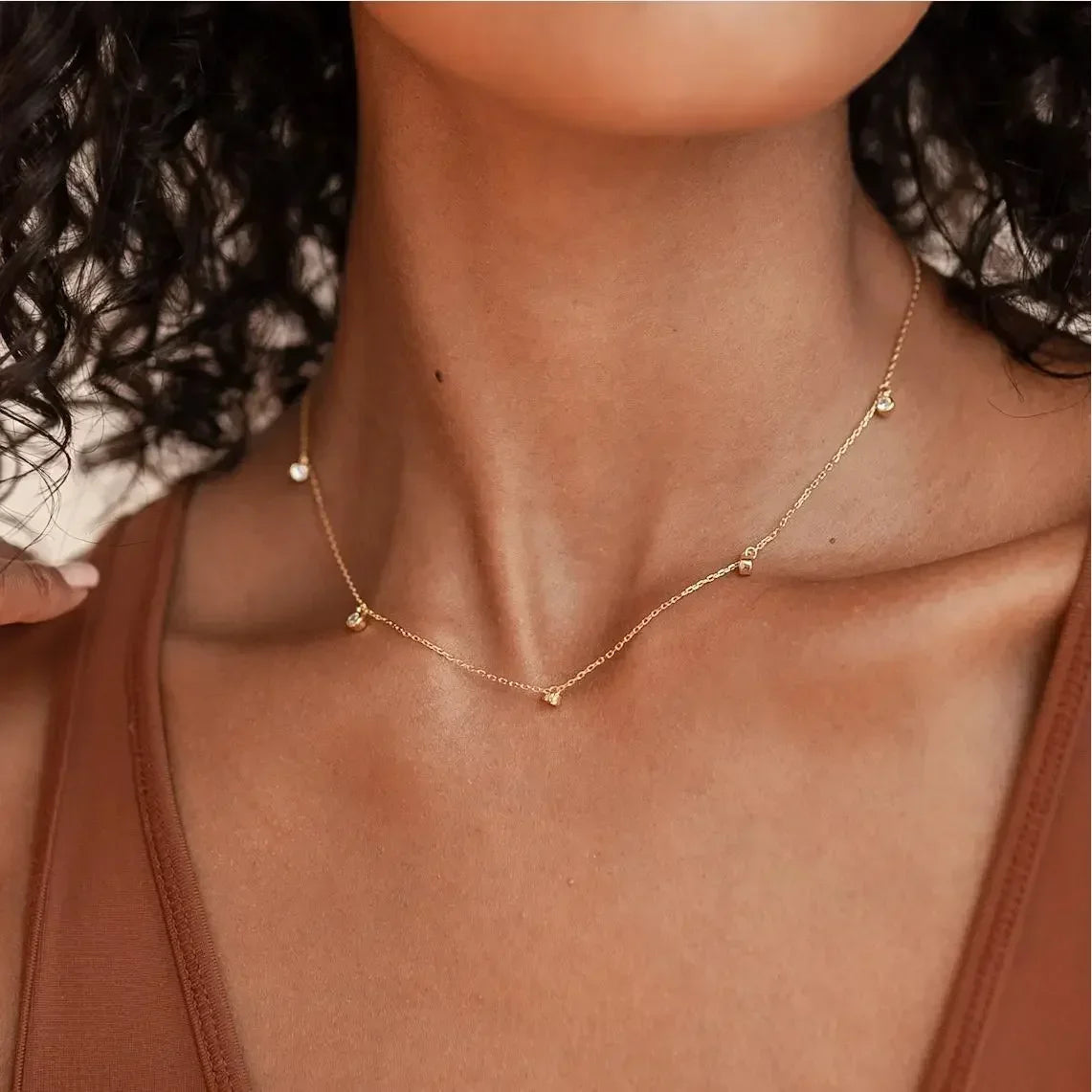Hot Selling Water Droplet Layered Necklace